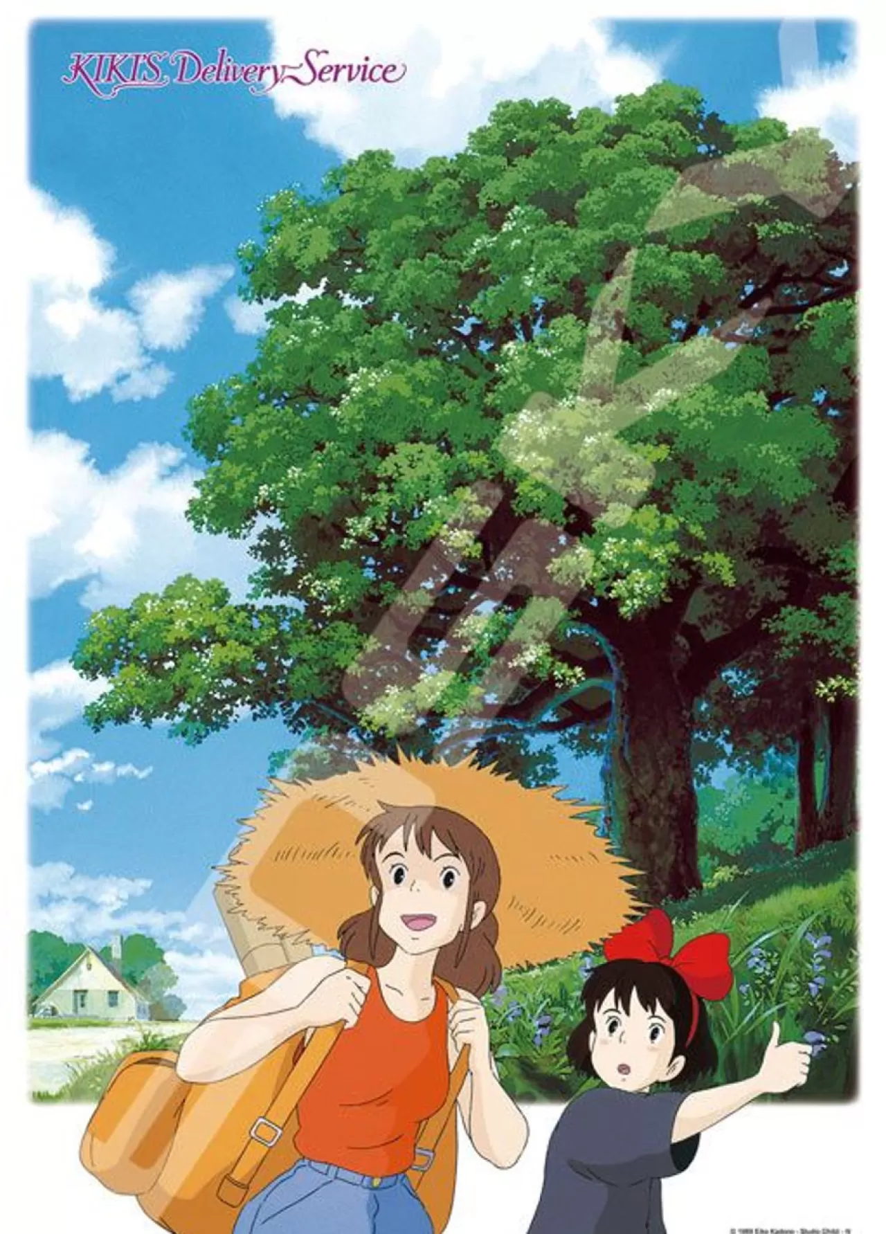 Ensky 500-601 Jigsaw Puzzle Studio Ghibli Kiki's Delivery Service Hitchhiking (500 Pieces)