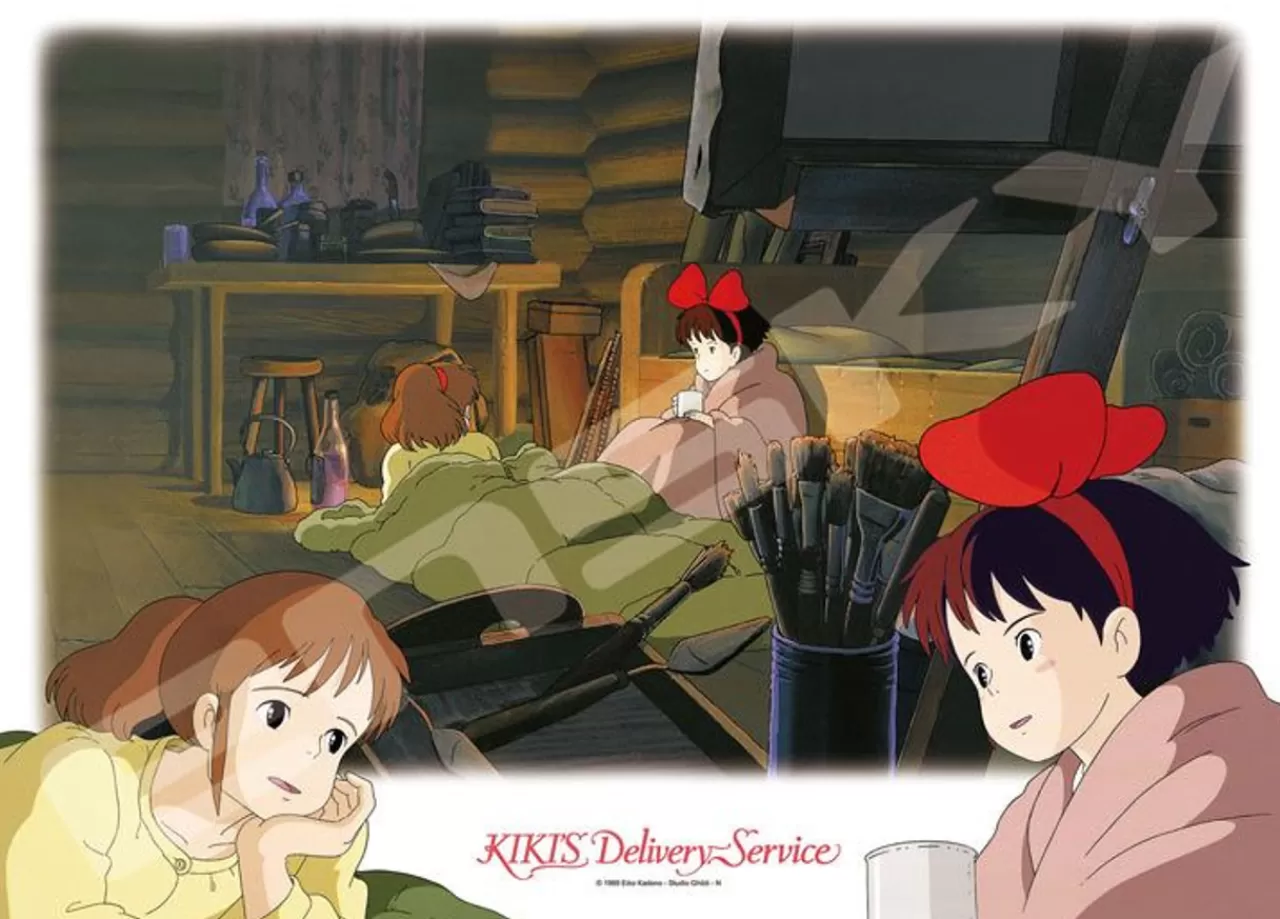 Ensky 500-602 Jigsaw Puzzle Studio Ghibli Kiki's Delivery Service In Ursula's Hut (500 Pieces)