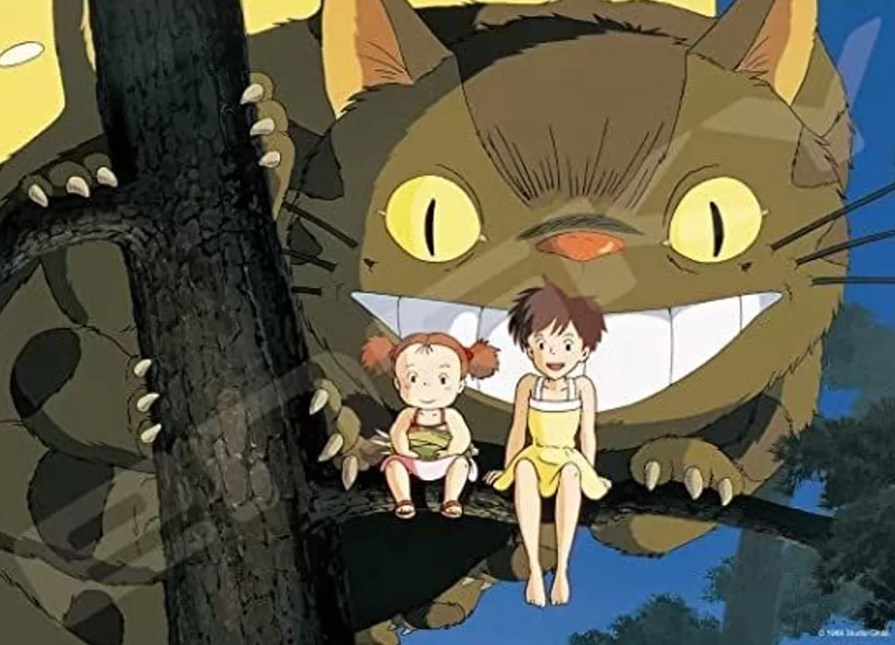 Ensky 108-620 Jigsaw Puzzle Studio Ghibli My Neighbor Totoro Cat Bus, Satsuki & Mei (108 Pieces)