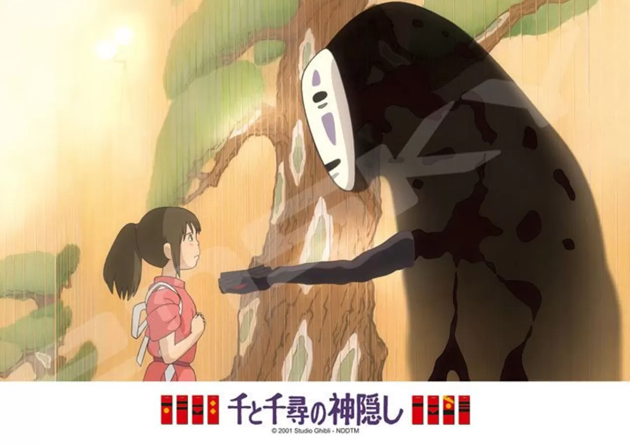 Ensky 208-205 Jigsaw Puzzle Studio Ghibli Spirited Away Chihiro And No-Face (208 Pieces)