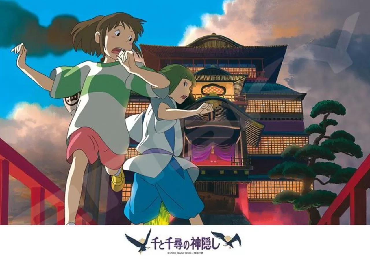 Ensky 500-279 Jigsaw Puzzle Studio Ghibli Spirited Away Dusk Drawing Near (500 Pieces)