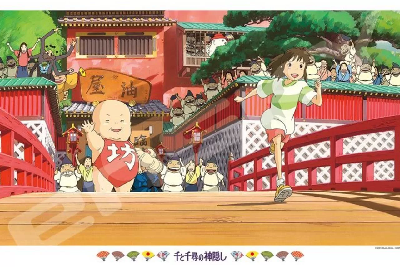 Ensky 1000-274 Jigsaw Puzzle Studio Ghibli Spirited Away Goodbye Aburaya (1000 Pieces)