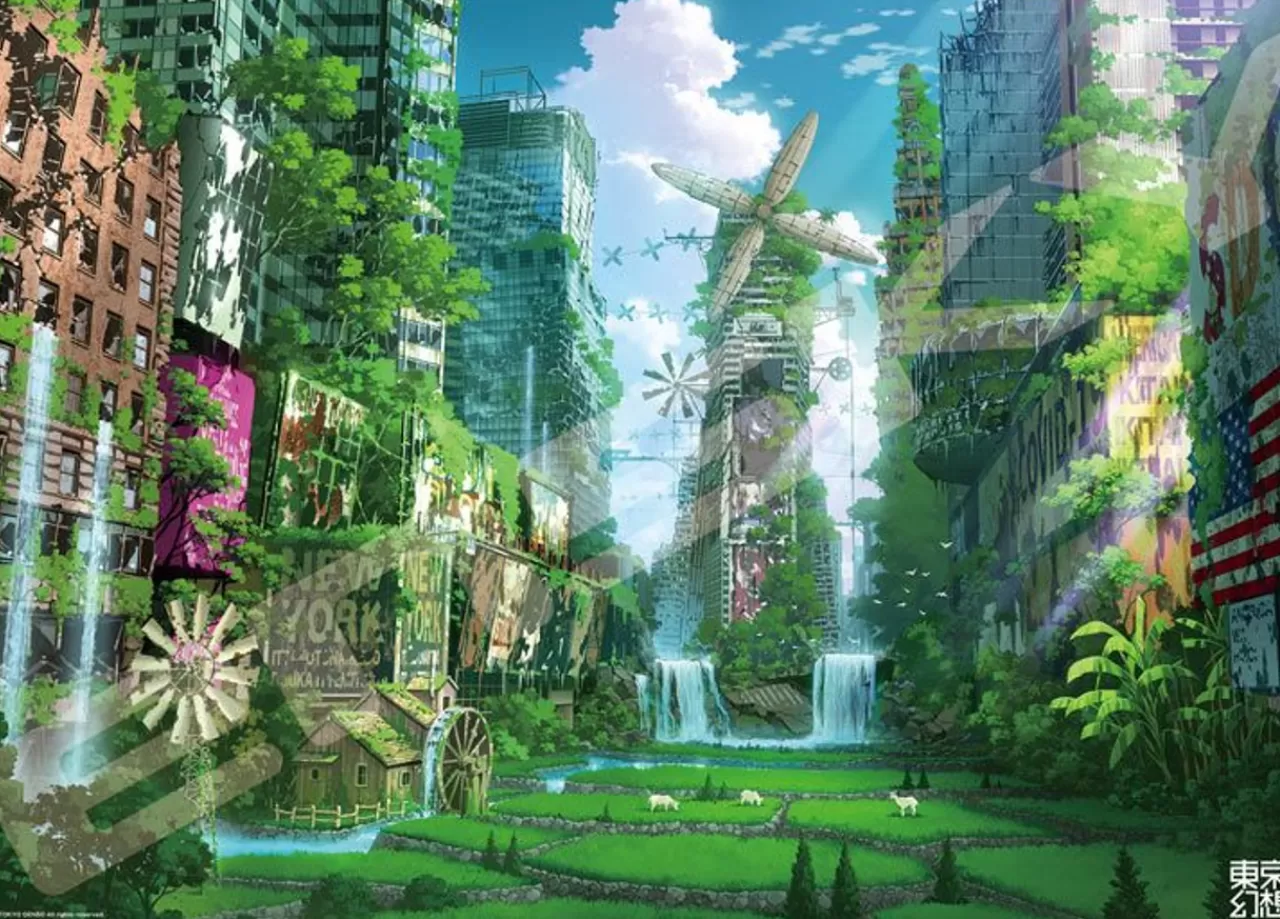 Ensky 500-390 Jigsaw Puzzle Tokyo Genso New York Times Square Fantasy (500 Pieces)