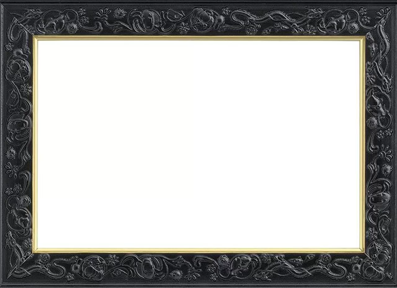 Ensky 504885 Puzzle Frame Black Color For Studio Ghibli Spirited Away 150 And 126 Pieces Puzzle (10X14.7Cm)
