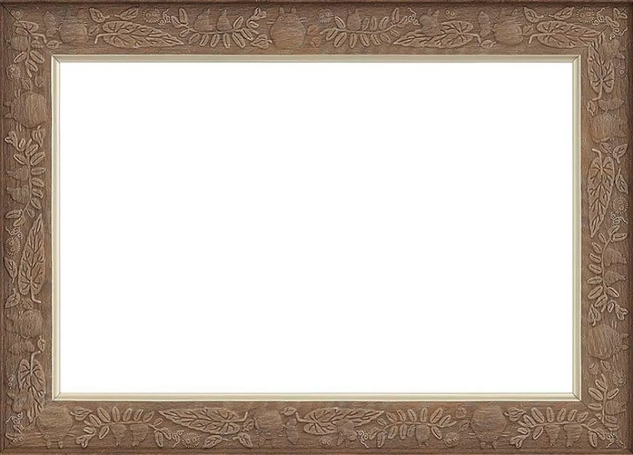 Ensky 504847 Puzzle Frame Brown Color For Studio Ghibli My Neighbor Totoro 150 And 126 Pieces Puzzle (10X14.7Cm)
