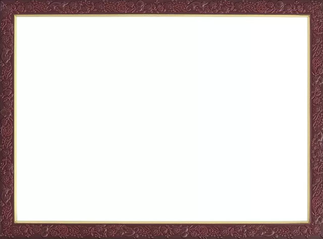 Ensky 504922 Puzzle Frame Wine Color For Studio Ghibli Kiki's Delivery Service 108 And 208 Pieces Puzzle (18.2X25.7Cm)