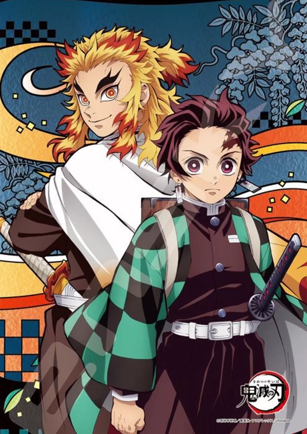 Ensky 208-Ac68 Art Crystal Jigsaw Puzzle Demon Slayer: Kimetsu No Yaiba Tanjiro And Kyojiro (208 Pieces)