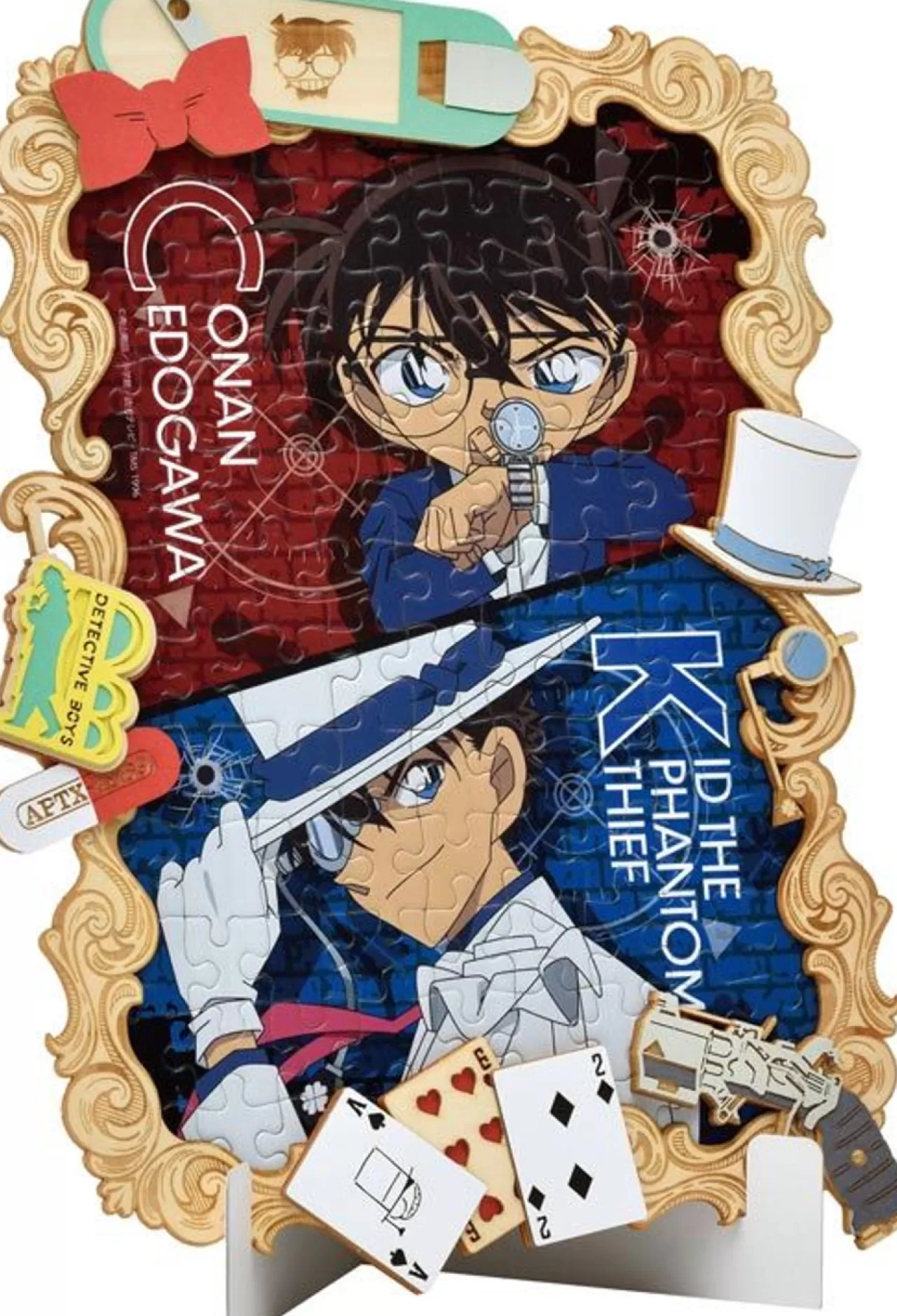 Ensky 108-Dw03 Jigsaw Puzzle Detective Conan: Case Closed Conan & Kaito Kid (108 Pieces)