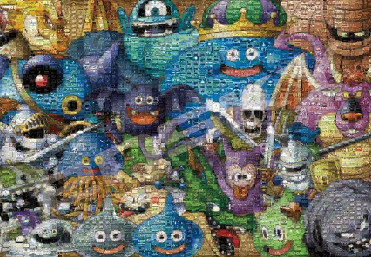 Ensky Ep4867 Jigsaw Puzzle Dragon Quest Monster Mosaic Art (1000 Pieces)