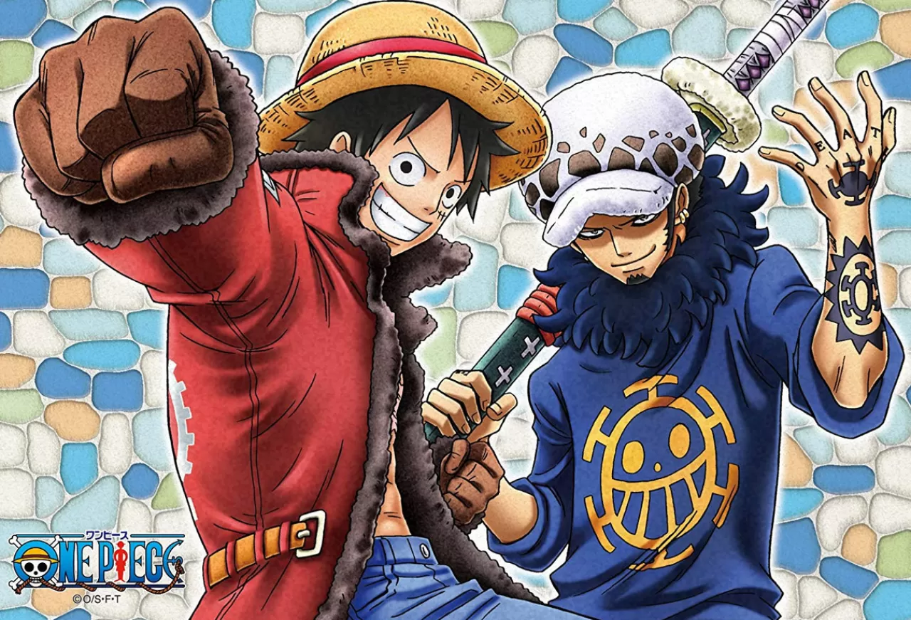 Ensky Frost Art Crystal Jigsaw Puzzle 126-Ac06 One Piece Pirate Alliance (126 Pieces)