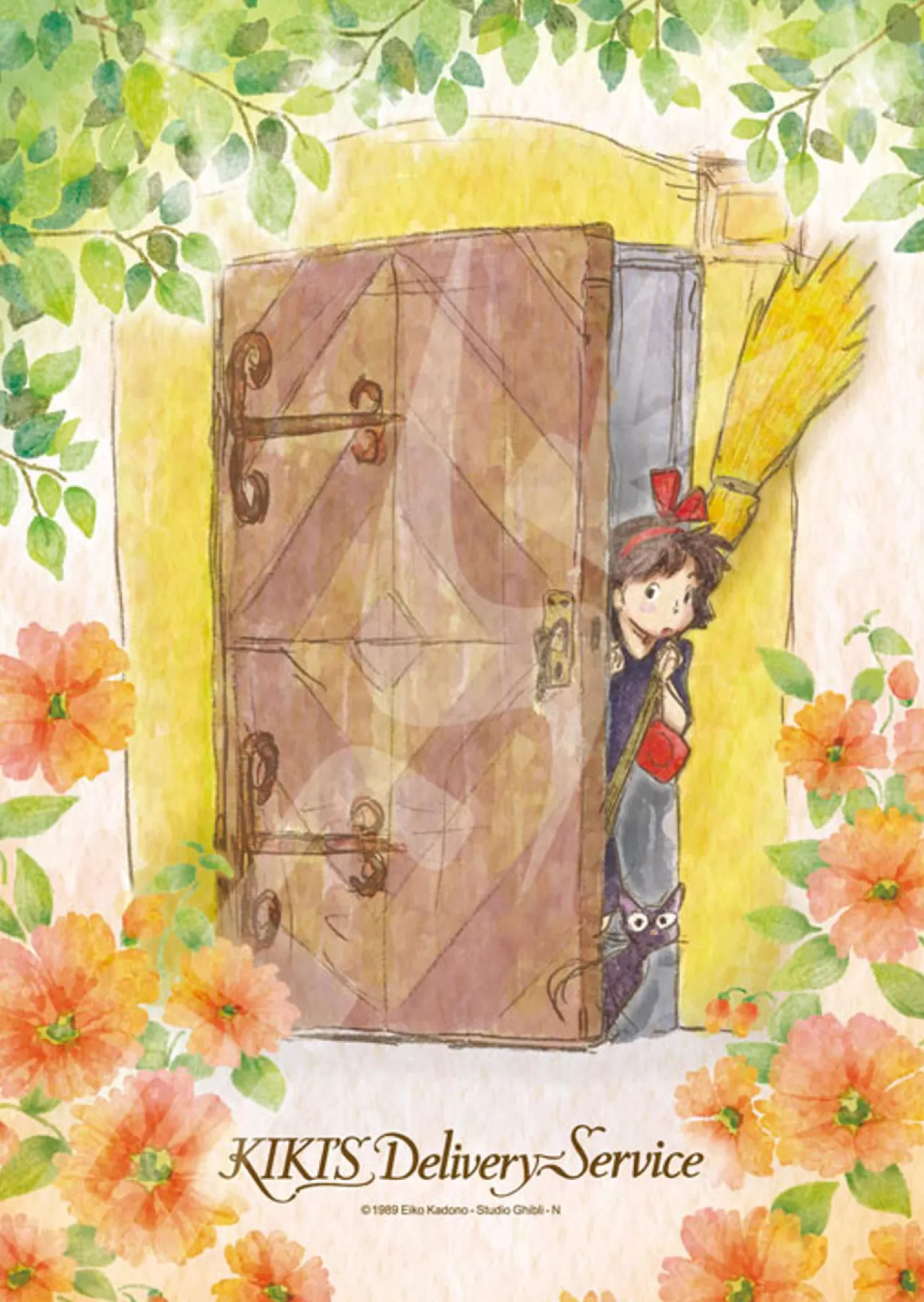 Ensky Jigsaw Puzzle 108-416 Studio Ghibli Kiki's Delivery Service Open The Door (108 Pieces)