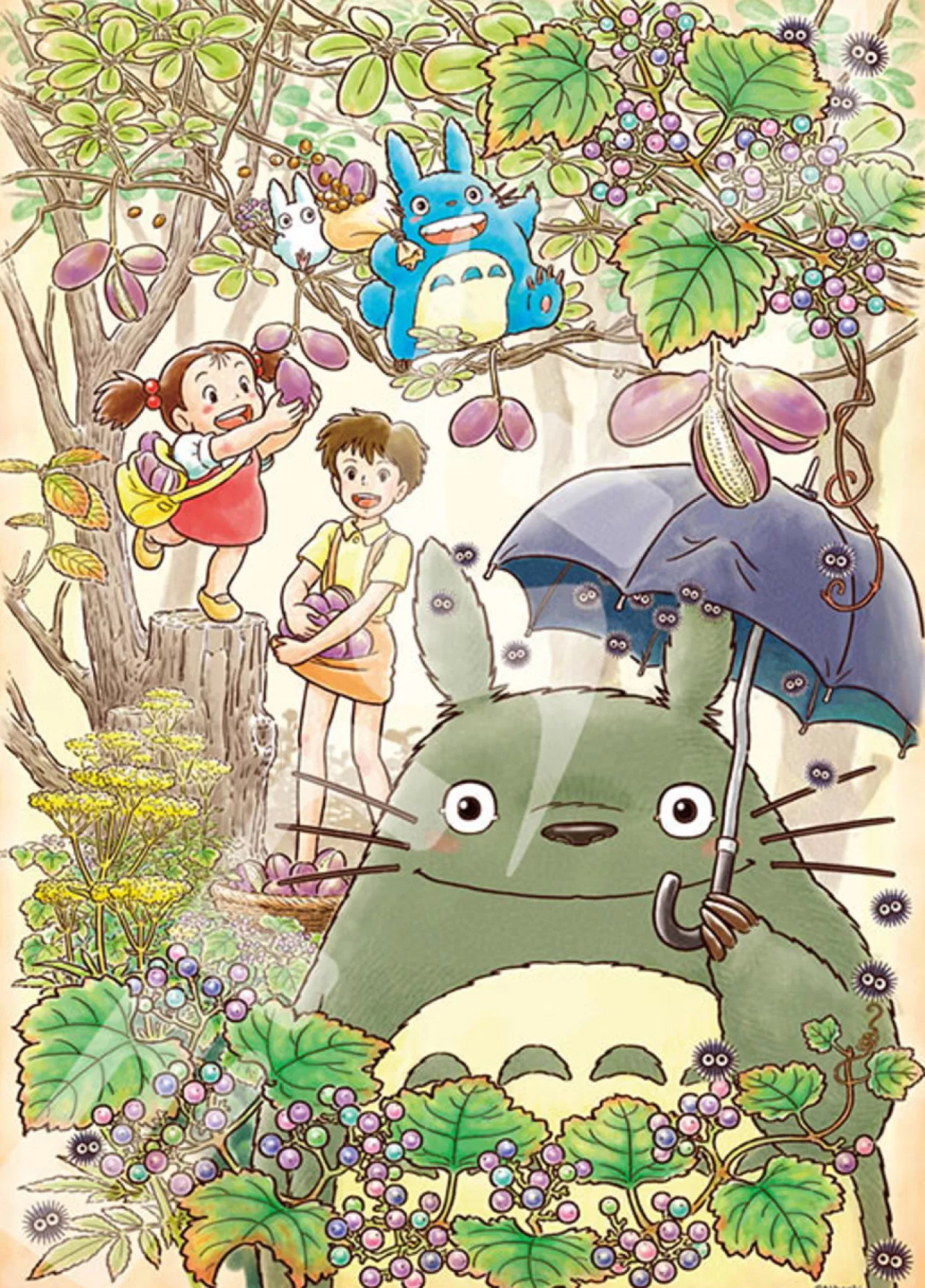 Ensky Jigsaw Puzzle 500-273 Studio Ghibli My Neighbor Totoro Harvest (500 Pieces)