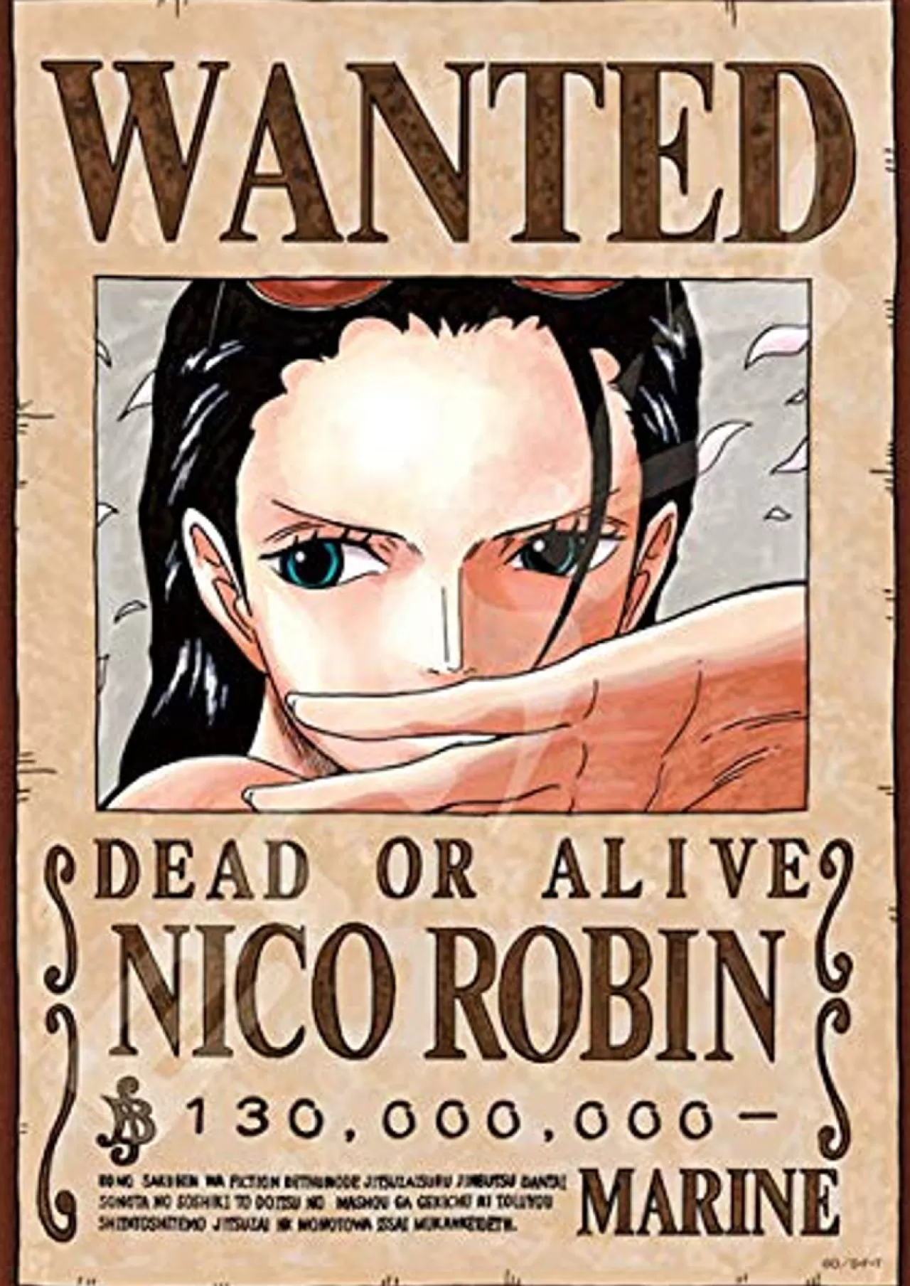 Ensky Jigsaw Puzzle 208-040 Wanted Poster One Piece Nico Robin (208 Pieces)