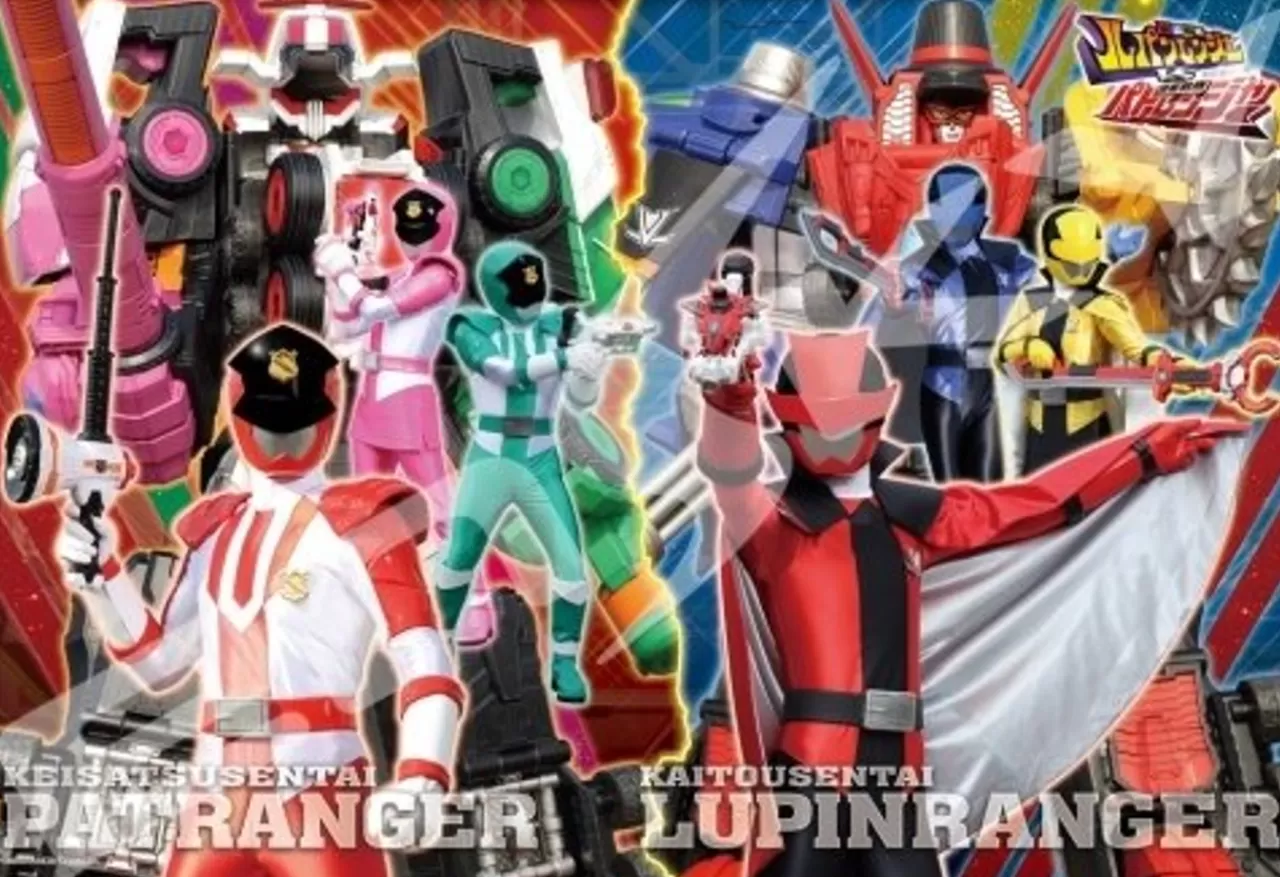 Ensky Jigsaw Puzzle 108-L709 Kaitou Sentai Lupinranger Vs Keisatsu Sentai Patranger (108 L-Pieces)