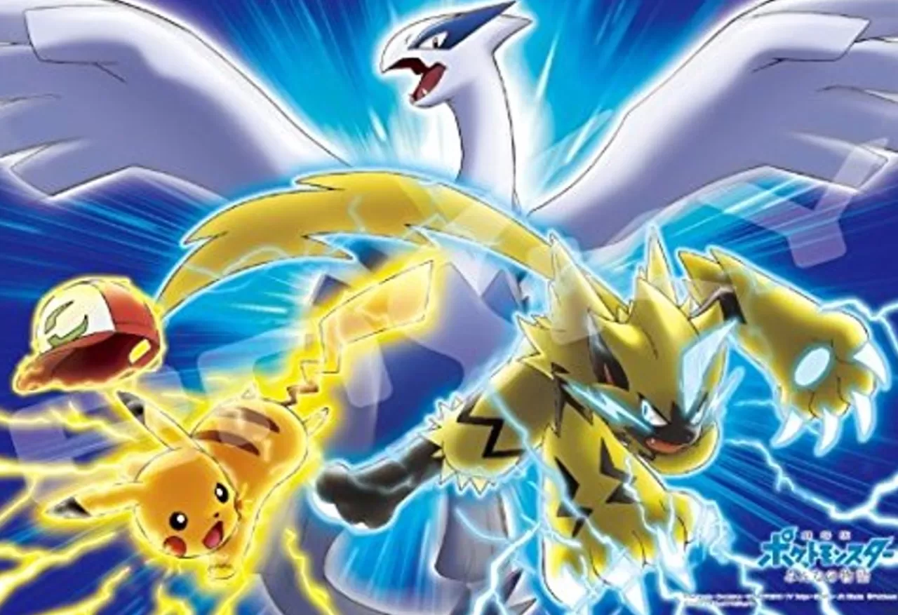 Ensky Jigsaw Puzzle 108-L716 Pokemon Everyone's Story Lugia & Zeraora (108 L-Pieces)