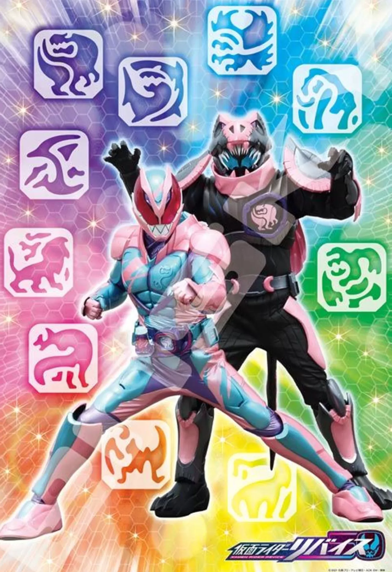 Ensky 108-L766 Jigsaw Puzzle Kamen Rider Revice The Symbols(108 L-Pieces)