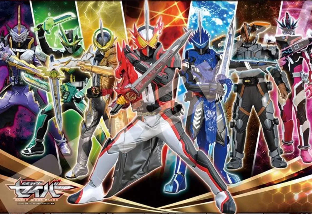 Ensky 108-L753 Jigsaw Puzzle Kamen Rider Saber Swordsmen (108 L-Pieces)