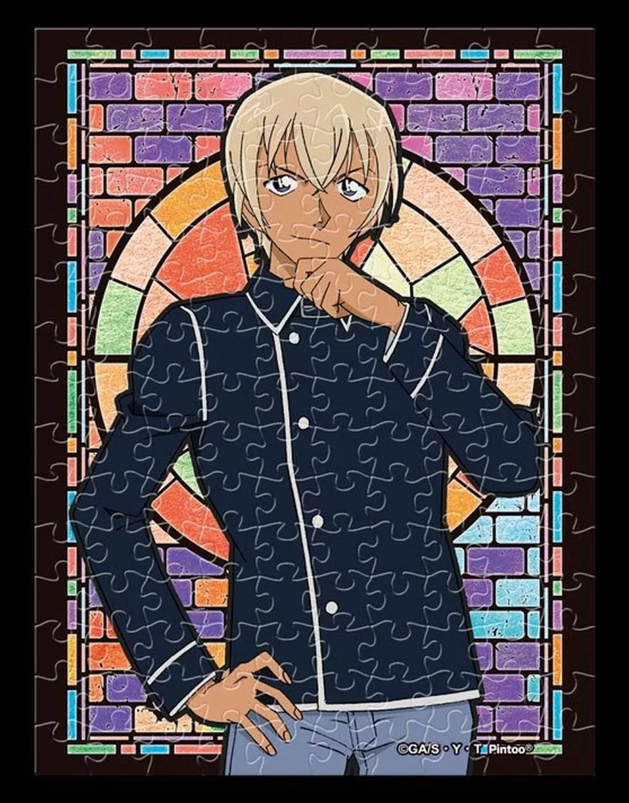 Ensky Ma-C06 Jigsaw Puzzle Case Closed Detective Canon Furuya Rei (Stained Art) (150 S-Pieces)
