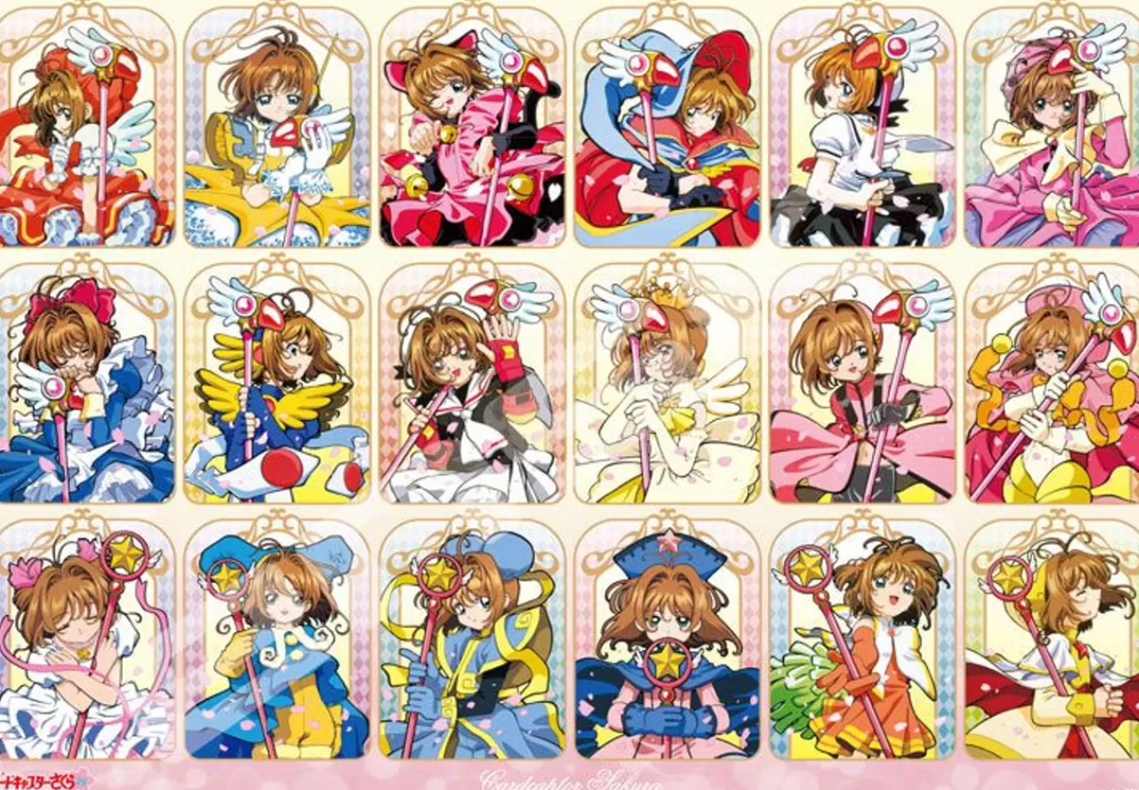 Ensky 1000T-317 Jigsaw Puzzle Cardcaptor Sakura Costume Collection (1000 Pieces)