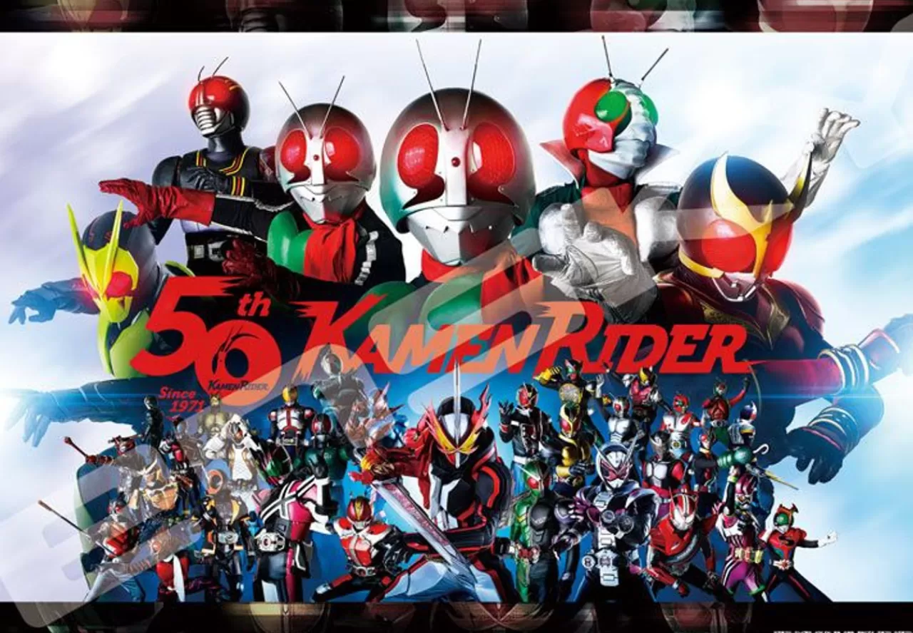 Ensky 1000T-179 Jigsaw Puzzle Kamen Rider Series 50Th Kamen Rider Anniversary (1000 Pieces)