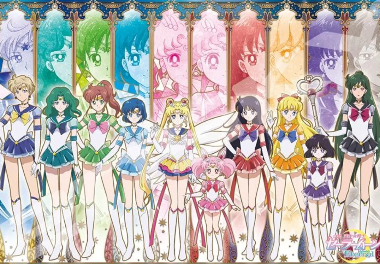 Ensky 1000T-162 Jigsaw Puzzle Pretty Guardian Sailor Moon Eternal 10 Eternal Warrior Sailors (1000 Pieces)