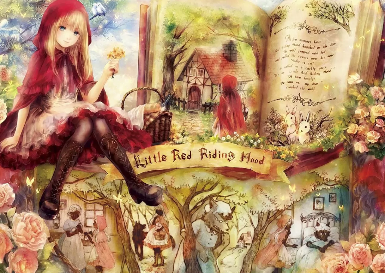 Epoch Jigsaw Puzzle 55-101 Art Onineko Little Red Riding Hood (216 S-Pieces)
