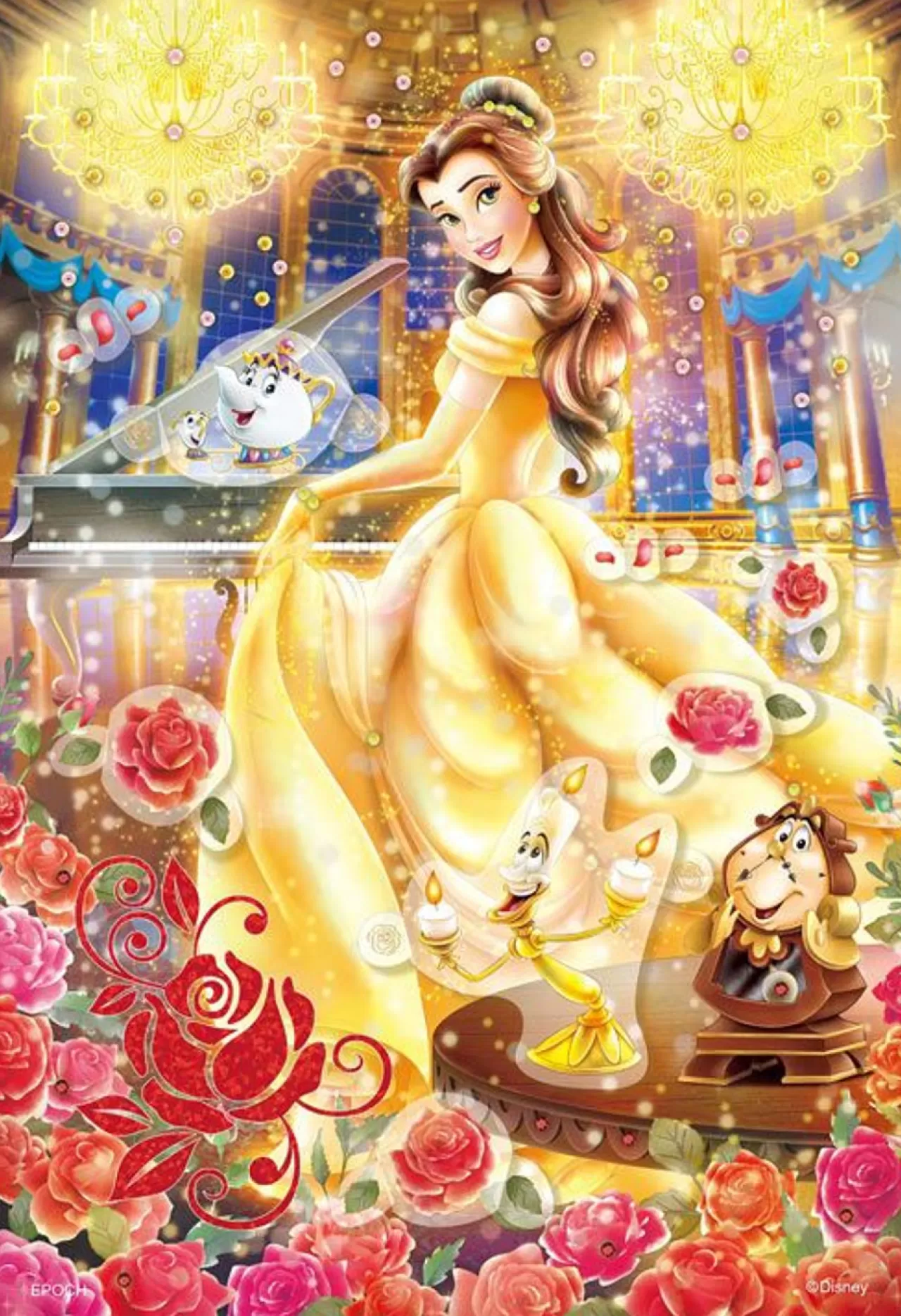 Epoch Jigsaw Puzzle 73-303 Disney Beauty And The Beast Belle -Dreamy Dance- (Decoration Puzzle) (300 Pieces)