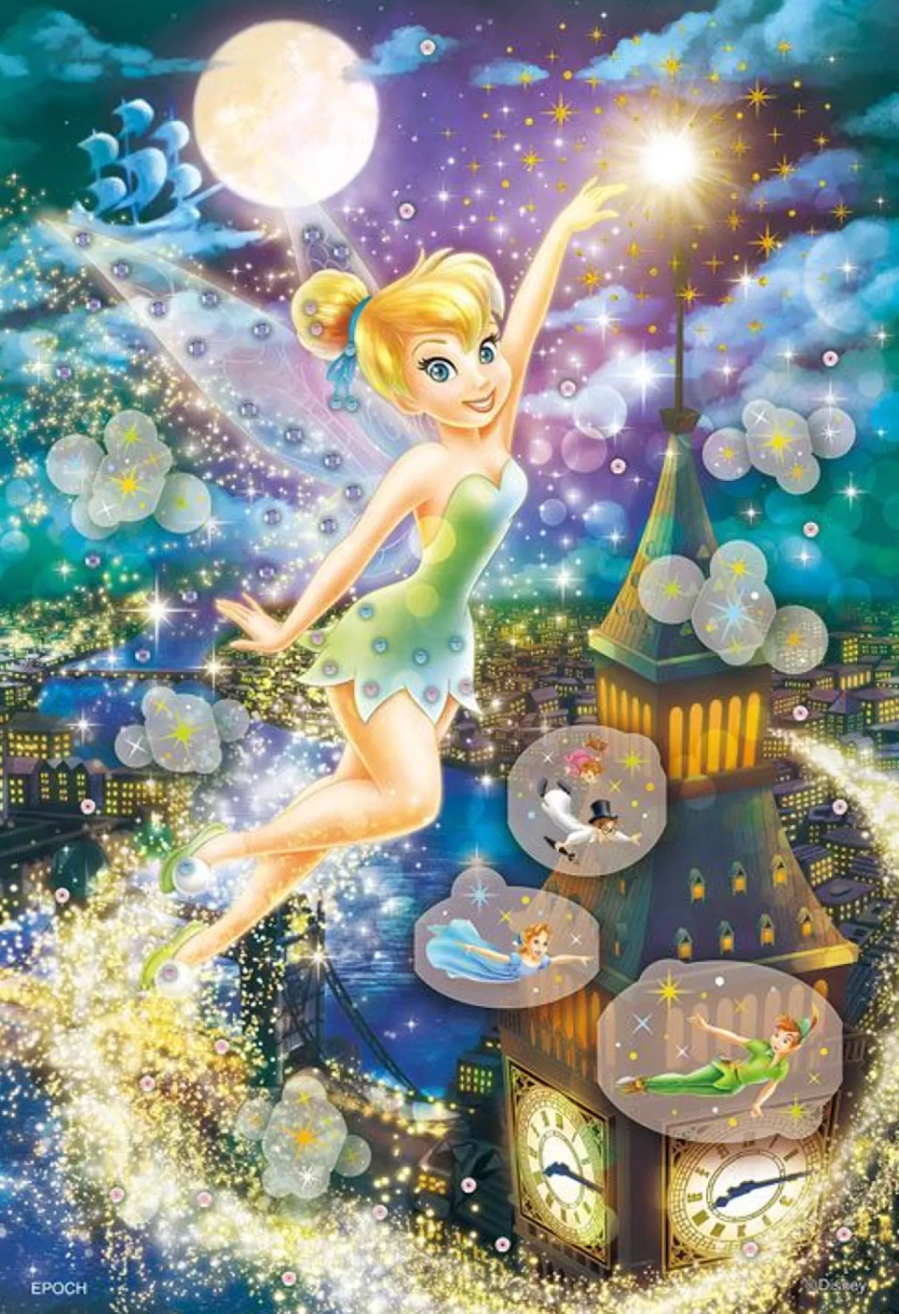 Epoch Jigsaw Puzzle 73-305 Disney Peter Pan Tinker Bell -Fairy Magic- (Decoration Puzzle) (300 Pieces)
