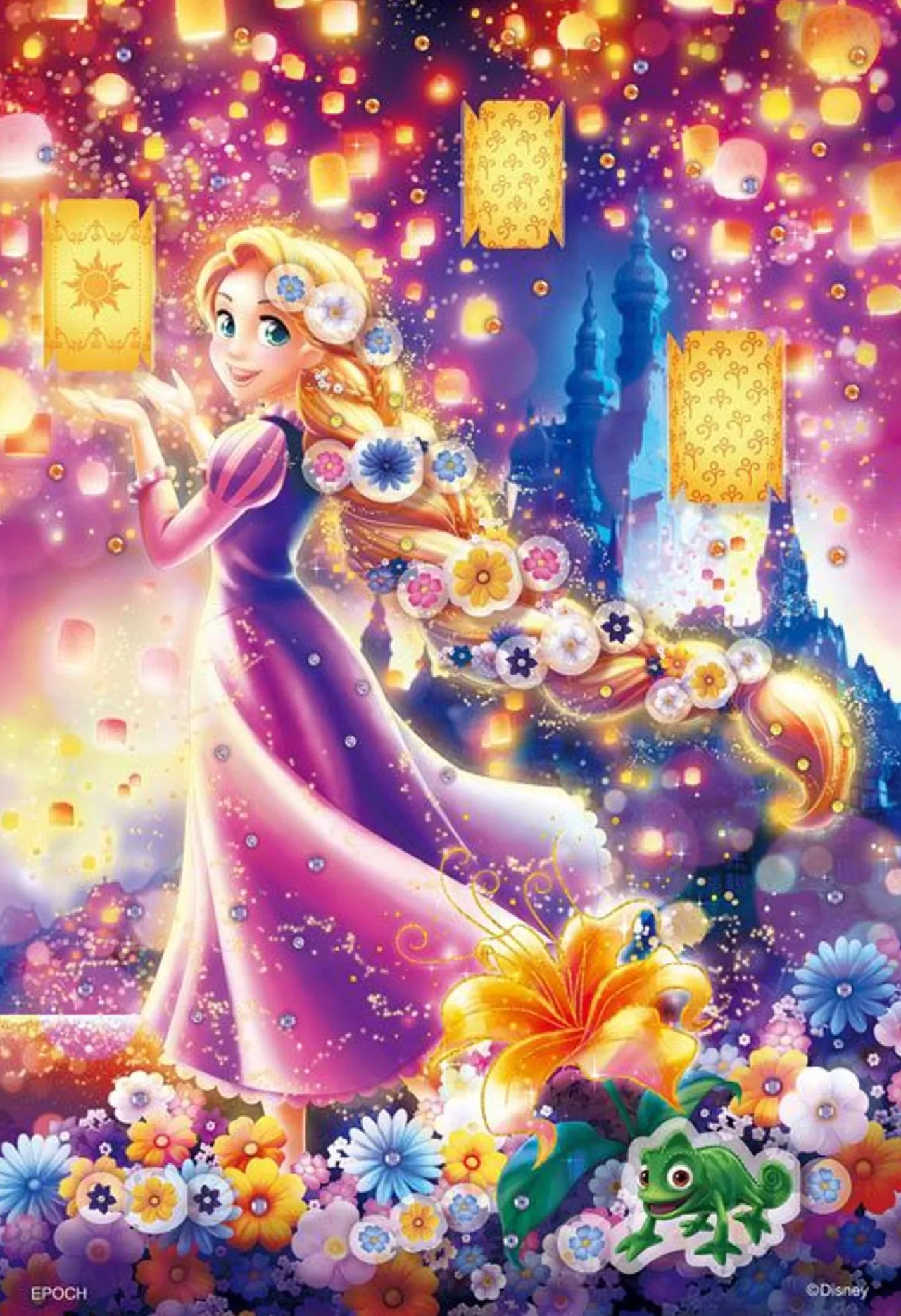 Epoch Jigsaw Puzzle 73-302 Disney Rapunzel -Lantern Night- (Decoration Puzzle) (300 Pieces)