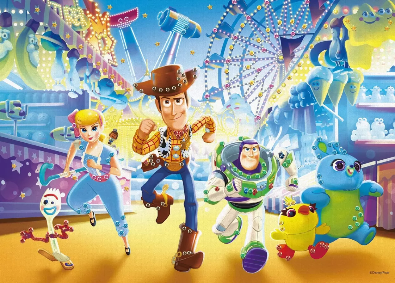 Epoch Jigsaw Puzzle 74-011 Disney Toy Story 4 Carnival Adventure (500 Pieces)