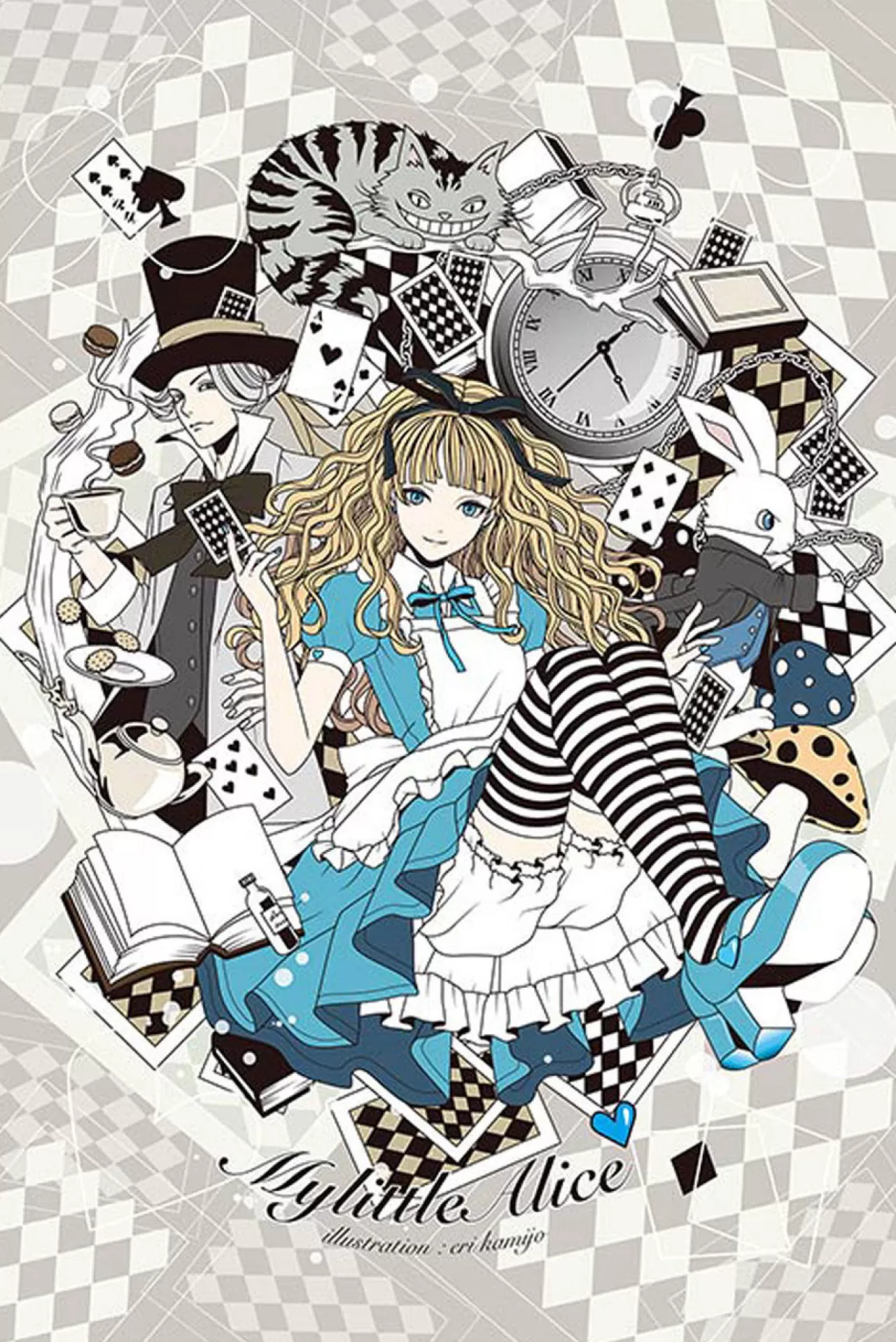 Epoch Jigsaw Puzzle 11-551 Eri Kamijo Illustration My Little Alice (1000 Pieces)