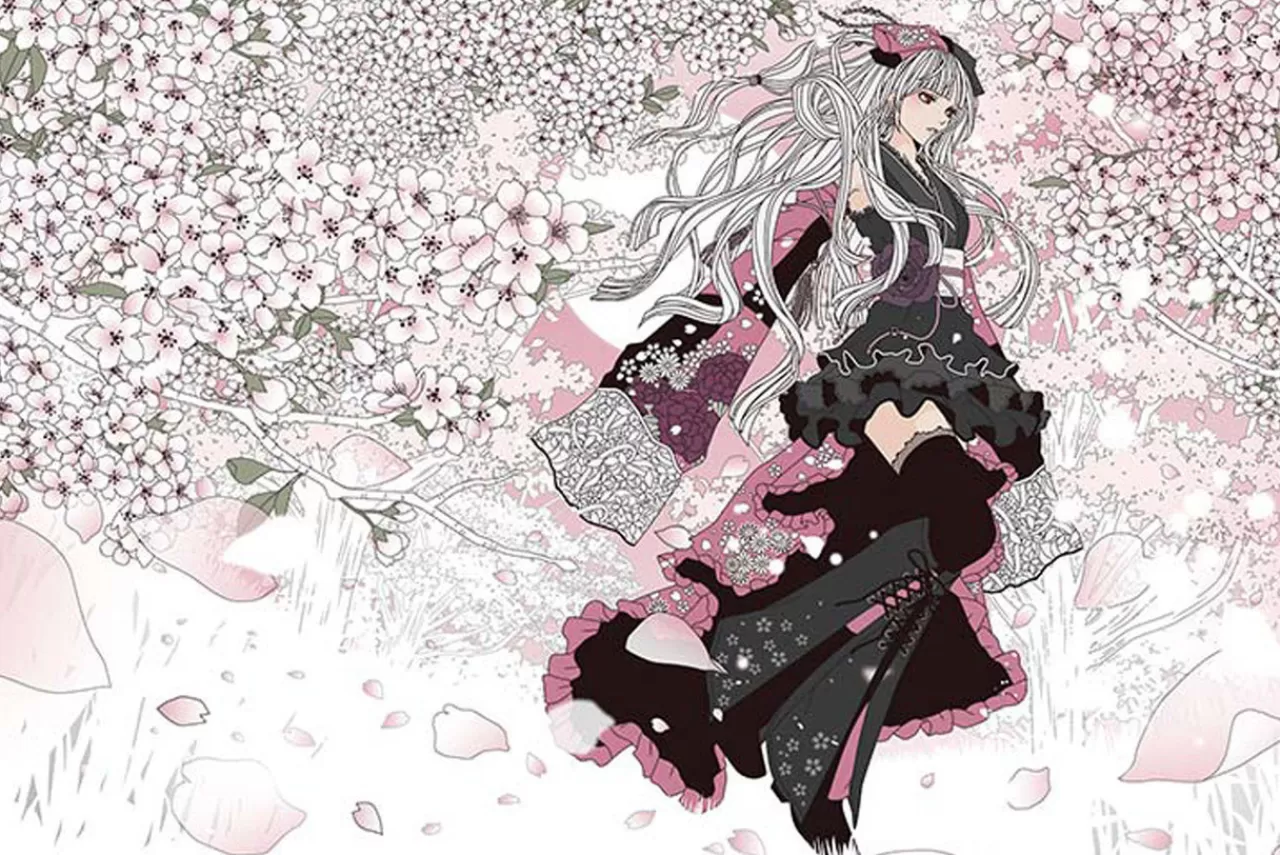 Epoch Jigsaw Puzzle 11-550 Eri Kamijo Sakura-Zuki Third Lunar Month (1000 Pieces)