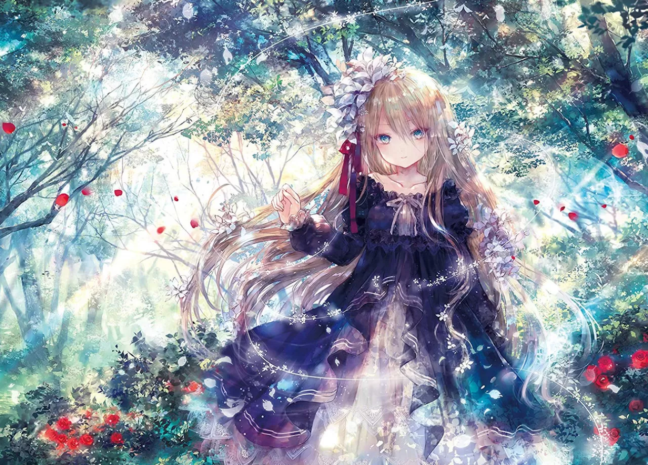 Epoch Jigsaw Puzzle 06-109 Fantasic Art Onineko Sylphia Story (500 Pcs)