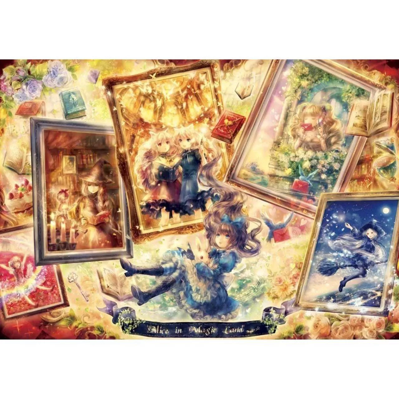 Epoch Jigsaw Puzzle 11-450 Fantasy Art Alice In Magic Land (1000 Pieces)