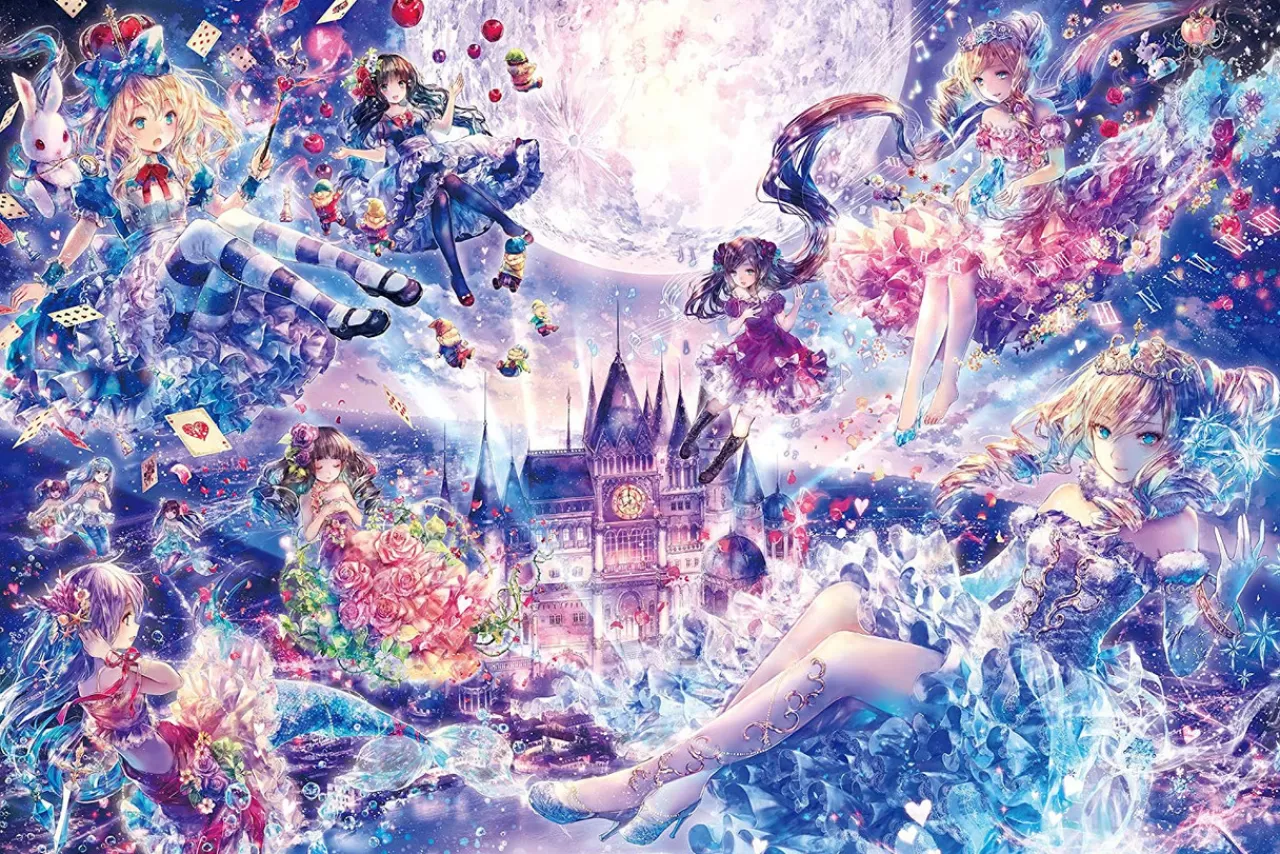 Epoch Jigsaw Puzzle 12-047 Glow In The Dark Kayo Horaguchi Princess Story (1000 Pieces)