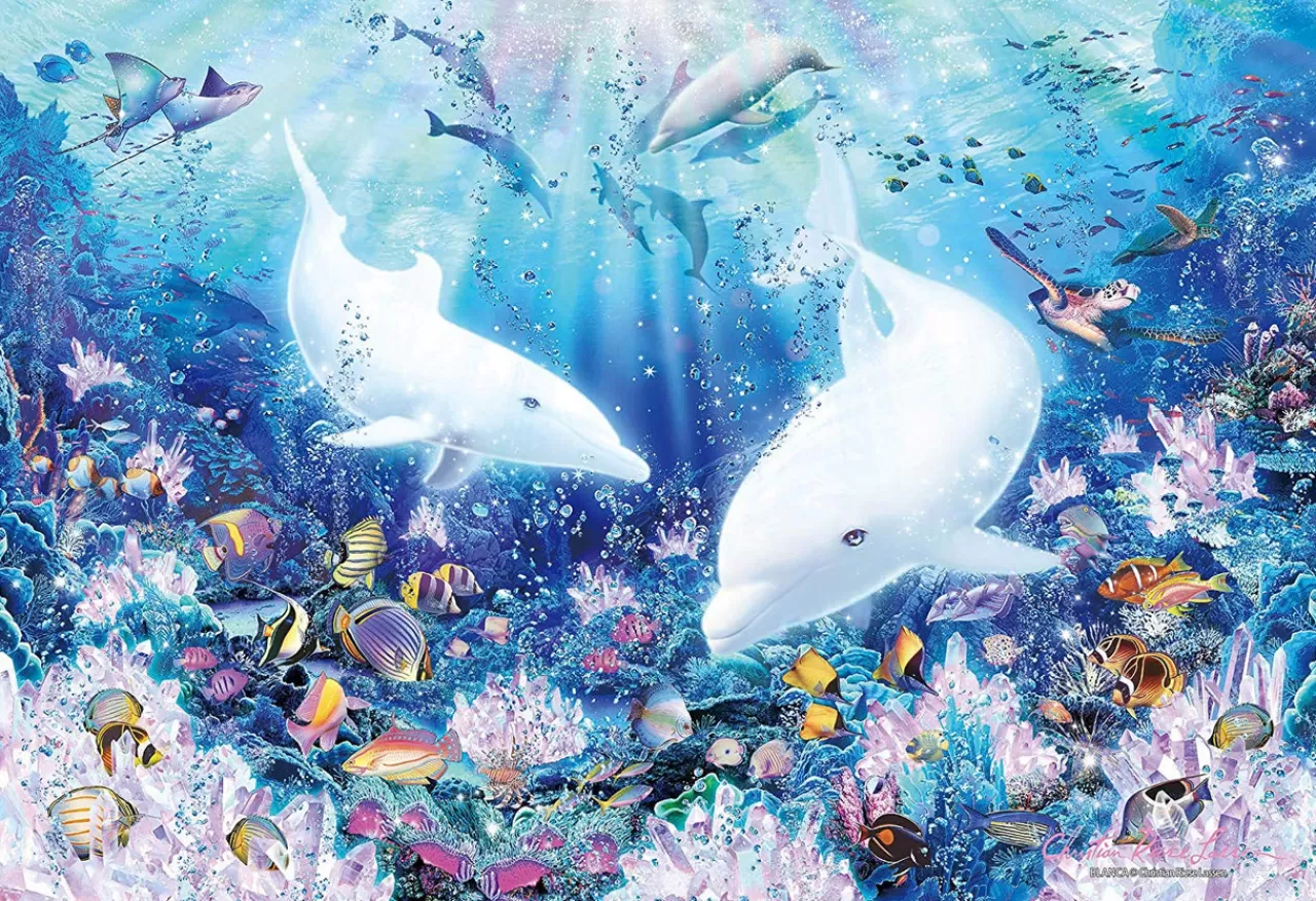 Epoch Jigsaw Puzzle 28-331 Glow In The Dark Lassen Blanca (300 Pieces)