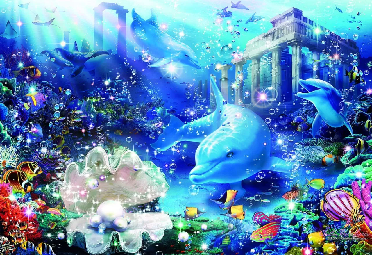 Epoch Jigsaw Puzzle 31-733 Glows In The Dark Lassen Eureka (1053 S-Pieces)