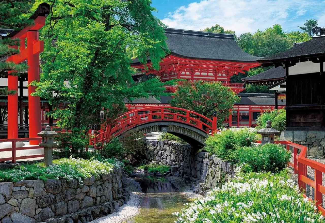 Epoch Jigsaw Puzzle 31-014 Kyoto's Cultural Property Ii - Shimogamo Shrine (1053 Small Pieces)