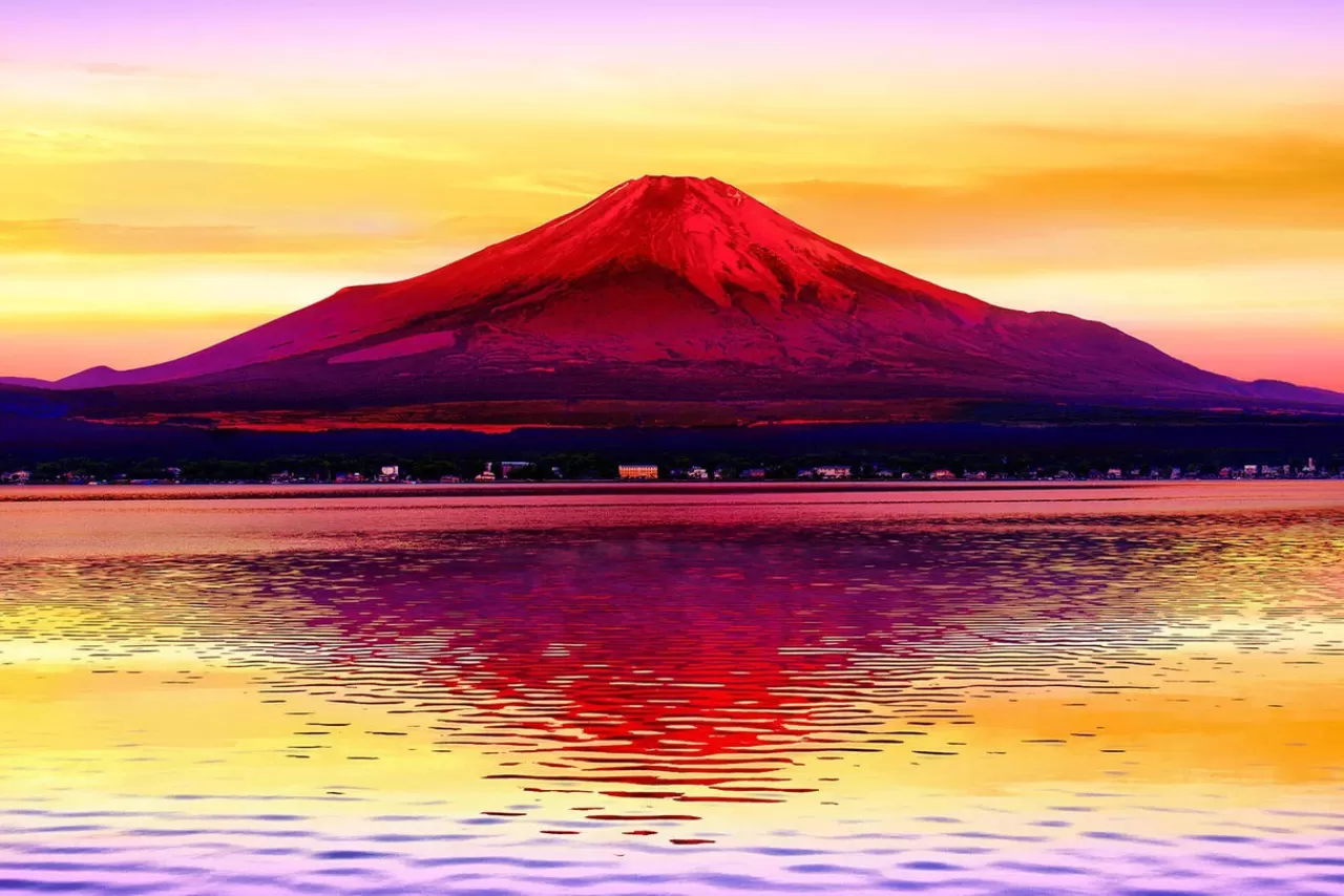 Epoch Jigsaw Puzzle 10-814 Mountain Fuji In Evening Sunlight Japan (1000 Pieces)
