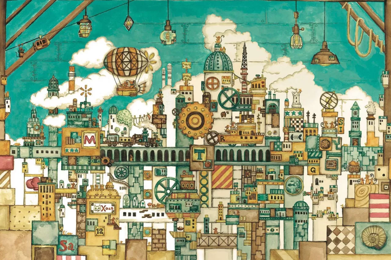 Epoch Jigsaw Puzzle 11-594 Noriko Nishimura Mouse Kingdom In Attic (1000 Pieces)