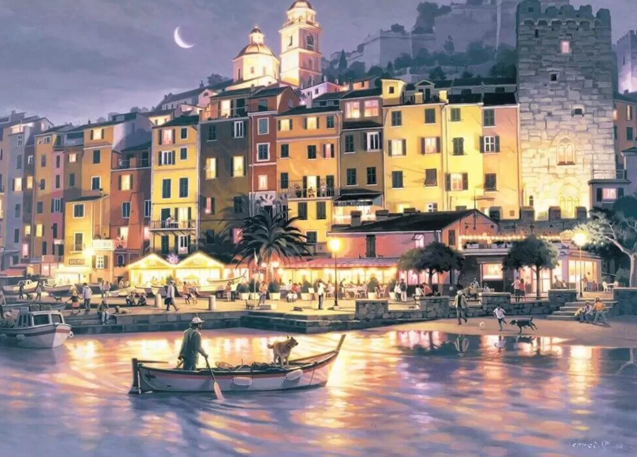Epoch Jigsaw Puzzle 54-704 Teppei Sasakura Venus Harbor Italy (2000 S-Pieces)