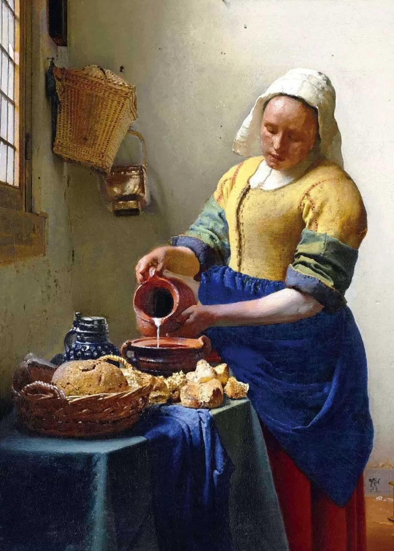 Epoch Jigsaw Puzzle 54-020 World Paintings Vermeer The Milkmaid (2000 S-Pieces)