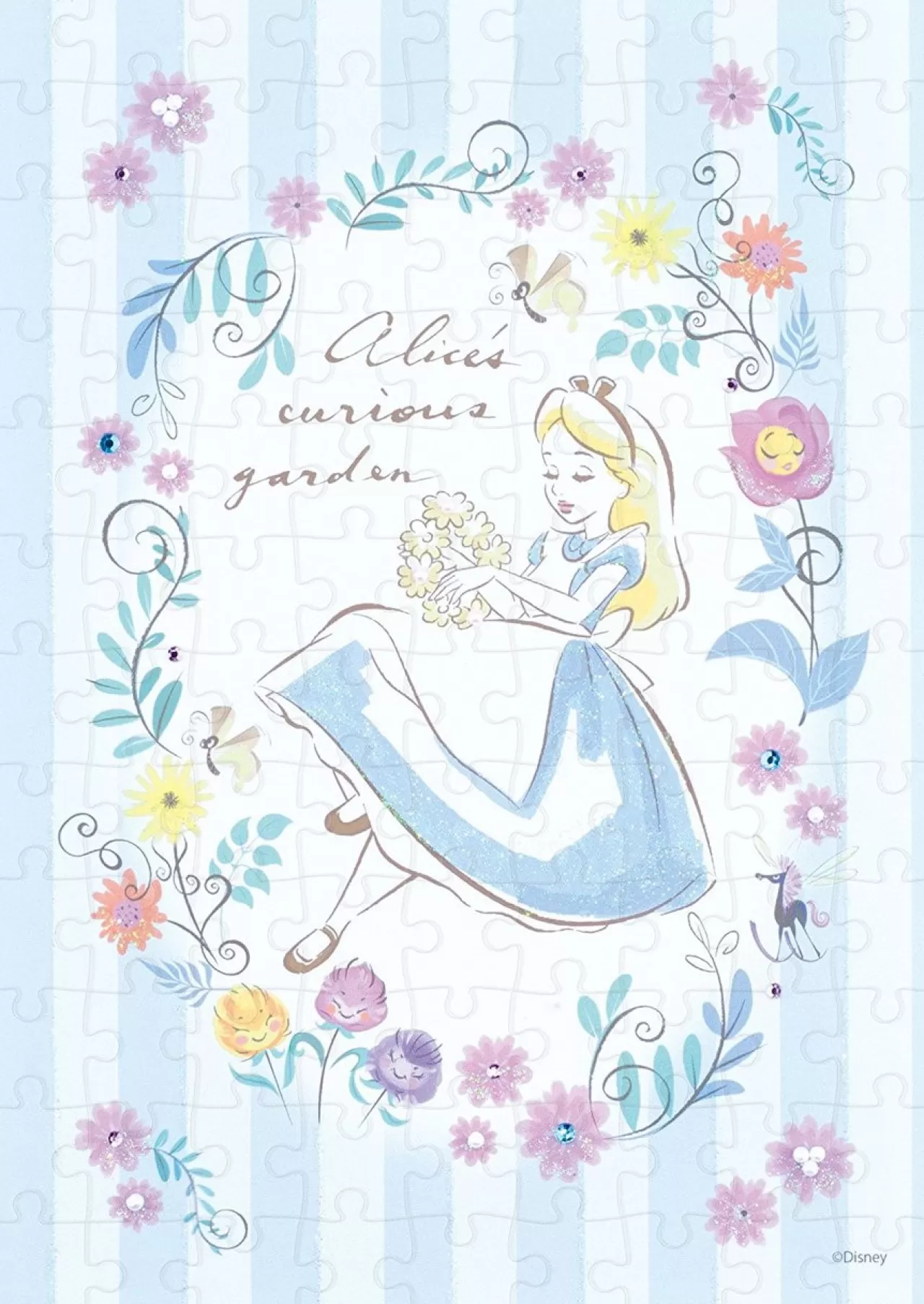 Epoch Jigsaw Puzzle Decoration 72-007 Disney Alice In Wonderland (108 Pieces)