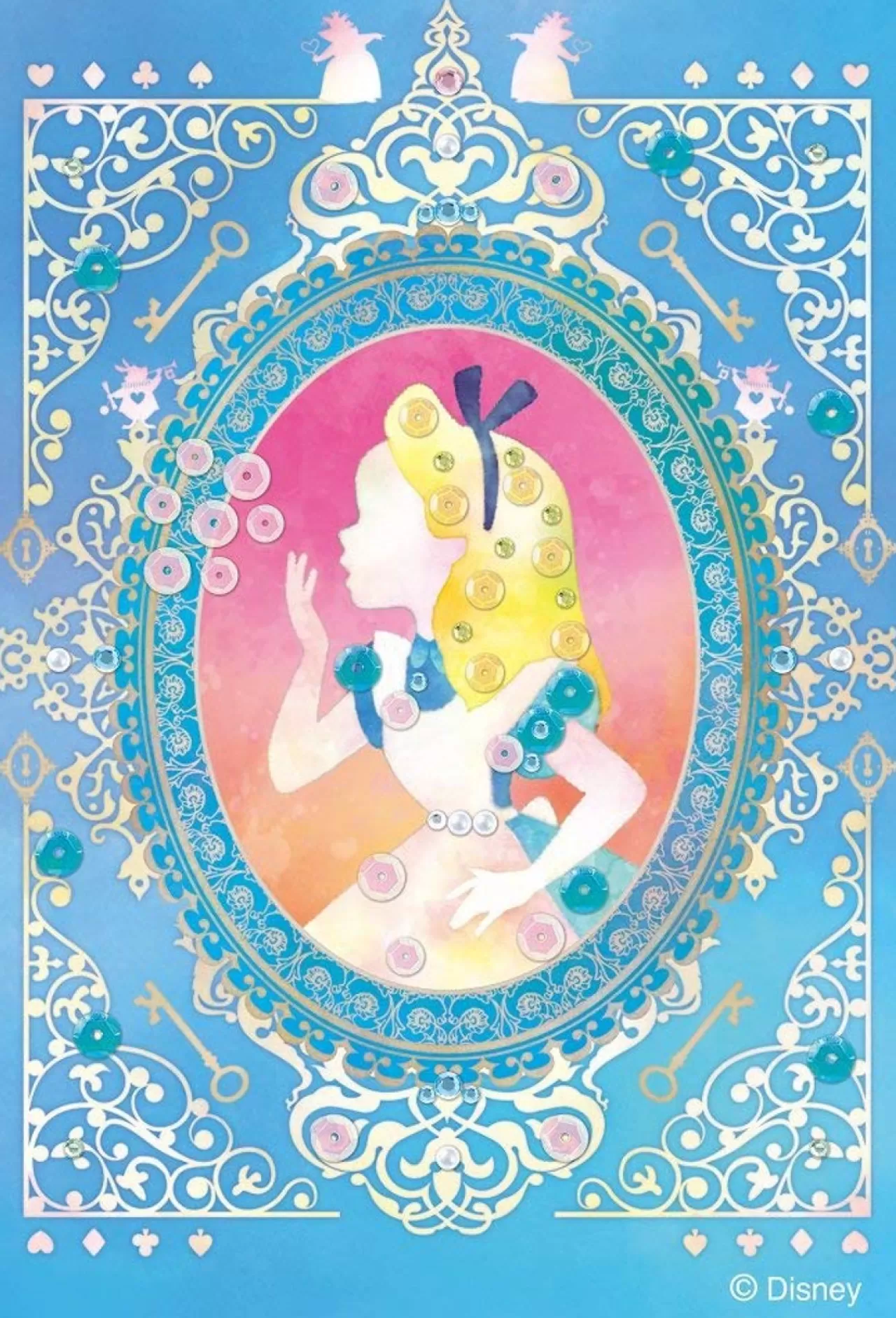 Epoch Jigsaw Puzzle Decoration 70-016 Disney Alice In Wonderland Silhouette (70 Pieces)