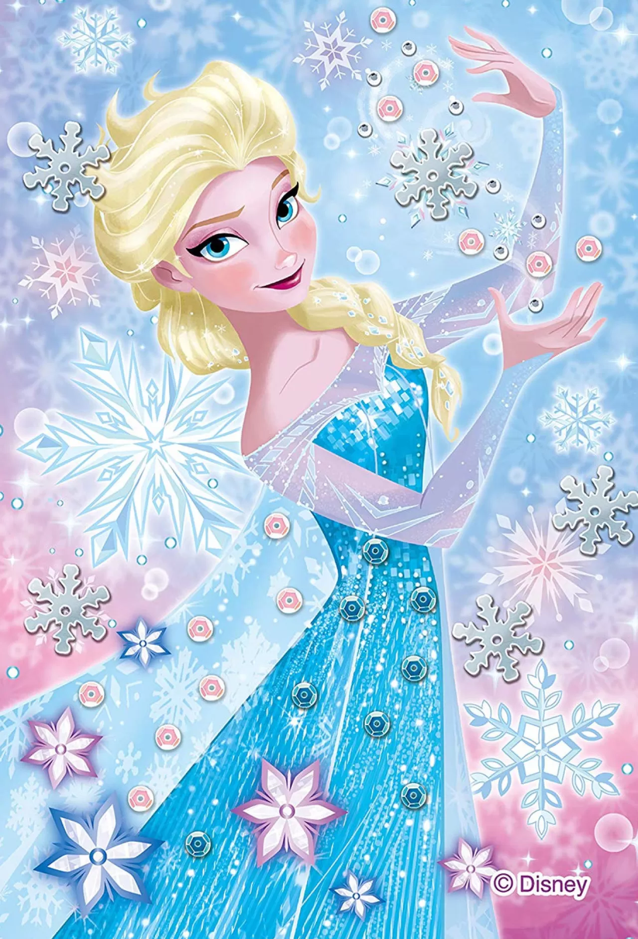 Epoch Jigsaw Puzzle Decoration 70-026 Disney Frozen Elsa (70 Pieces)