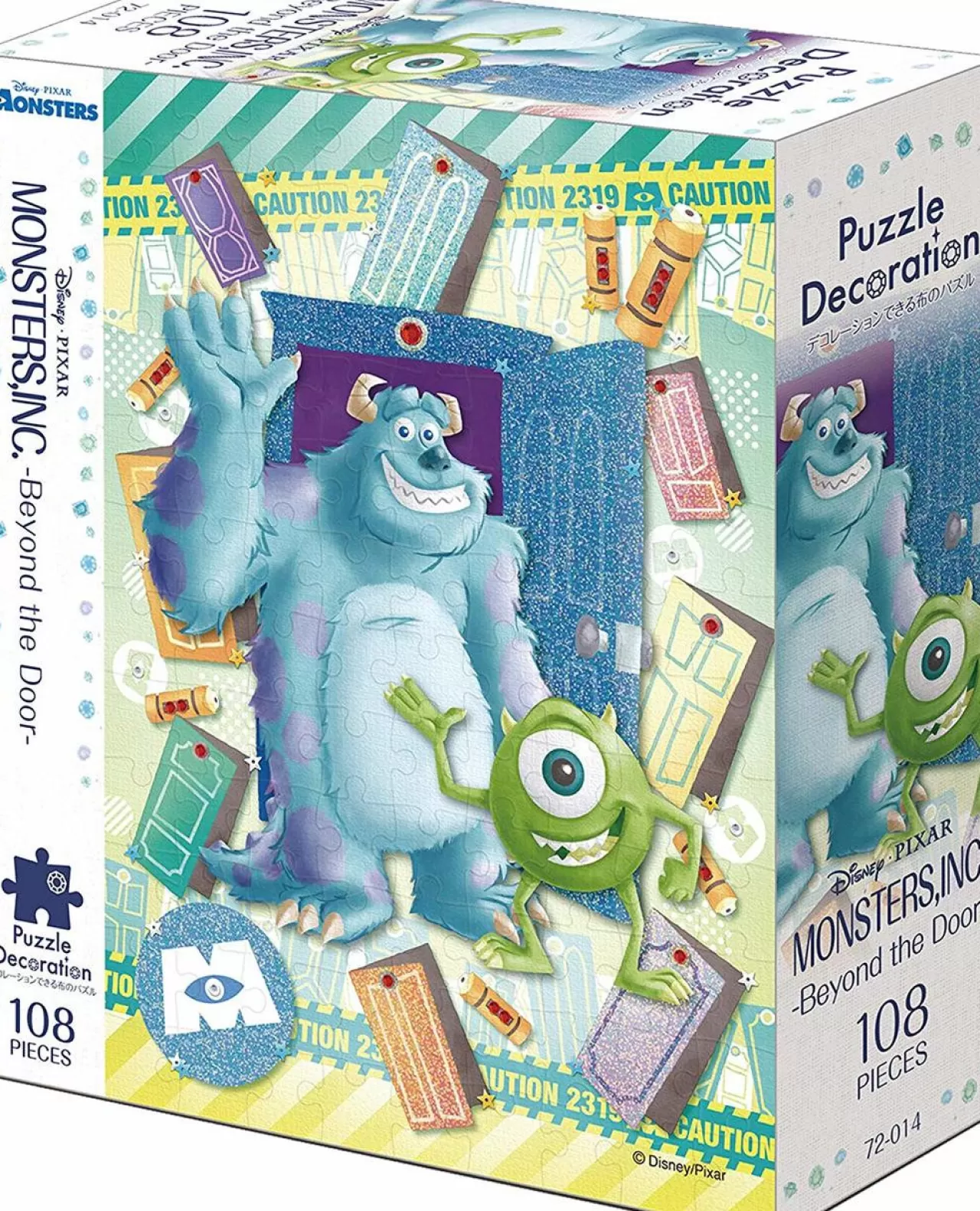 Epoch Jigsaw Puzzle Decoration 72-014 Disney Monsters, Inc. -Beyond The Door- (108 Pieces)