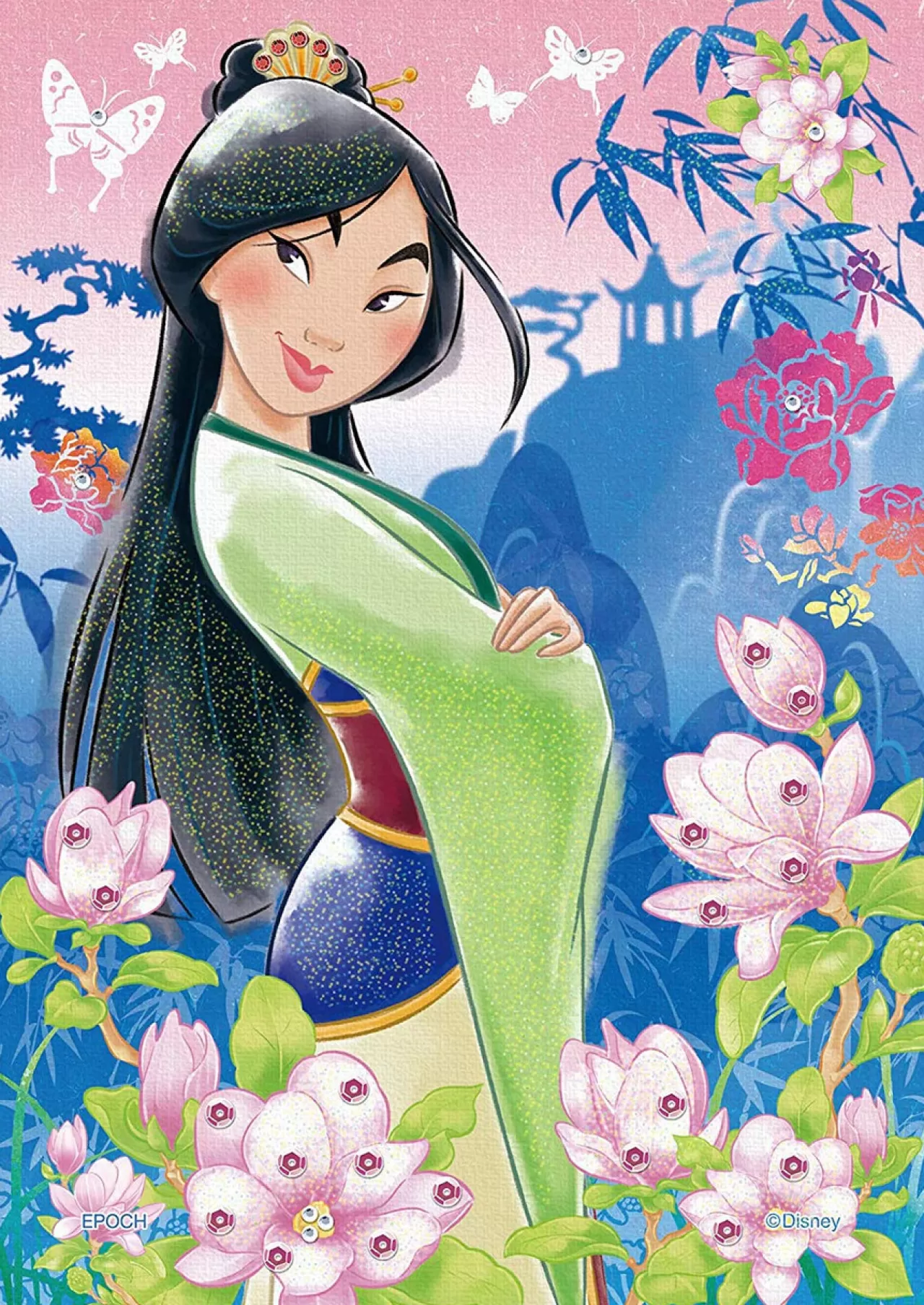 Epoch Jigsaw Puzzle Decoration 72-024 Disney Mulan Strong Heart (108 Pieces)