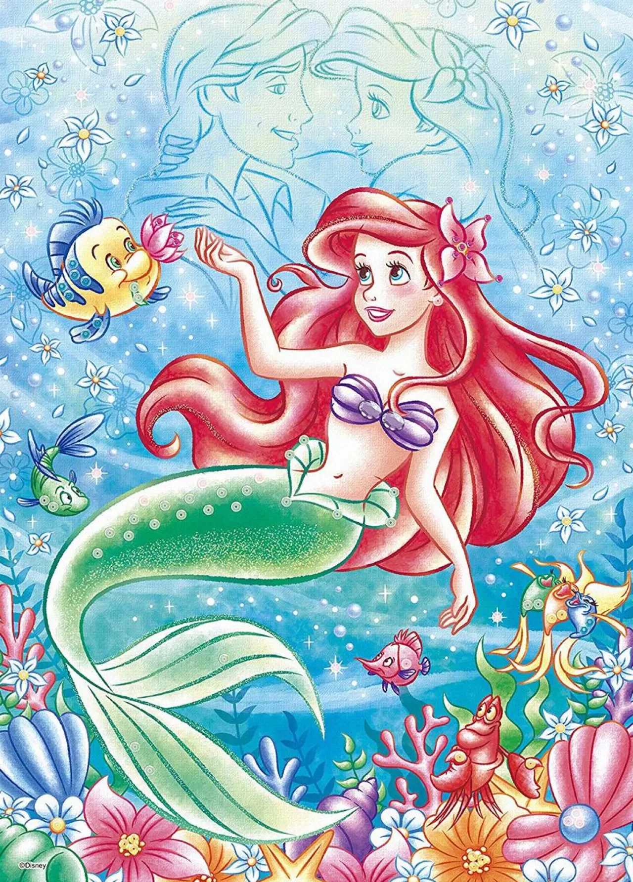 Epoch Jigsaw Puzzle Decoration 74-009 Disney Ocean Romance -Ariel- (500 Pieces)