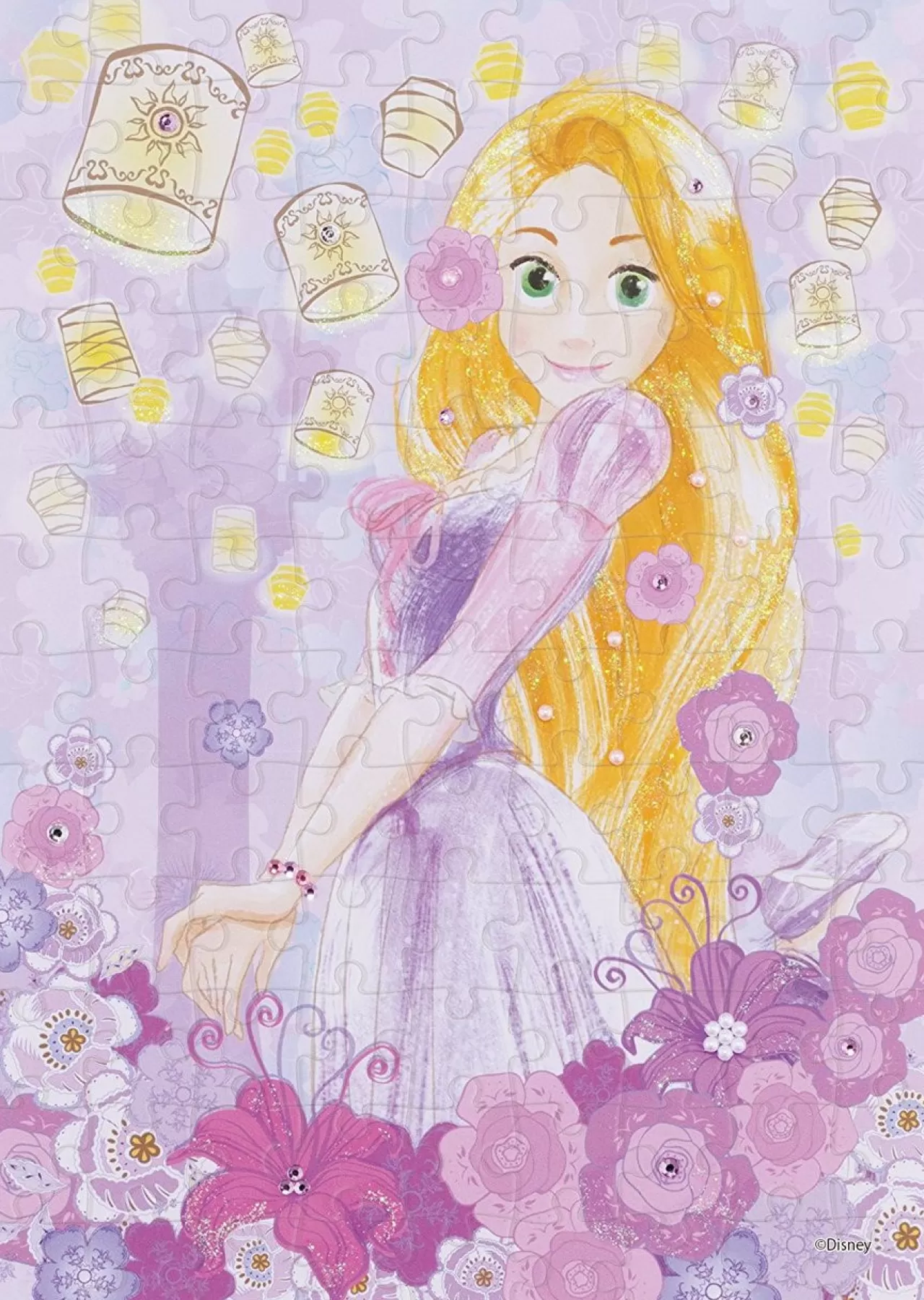 Epoch Jigsaw Puzzle Decoration 72-003 Disney Tangled Rapunzel (108 Pieces)