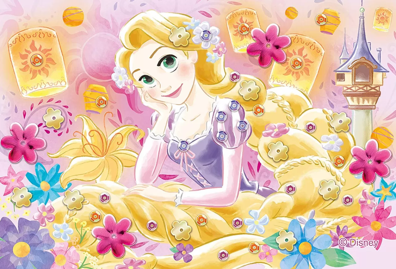 Epoch Jigsaw Puzzle Decoration 70-025 Disney Tangled Rapunzel (70 Pieces)
